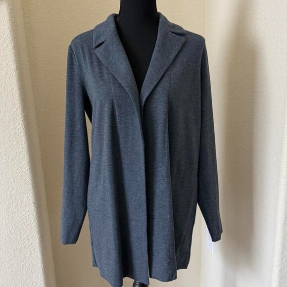 NIC+ZOE Jackets & Blazers - NIC + ZOE All Day Comfort Knit Blazer In Dark Indigo size S